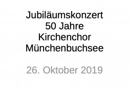 Jubiläumskonzert 2019